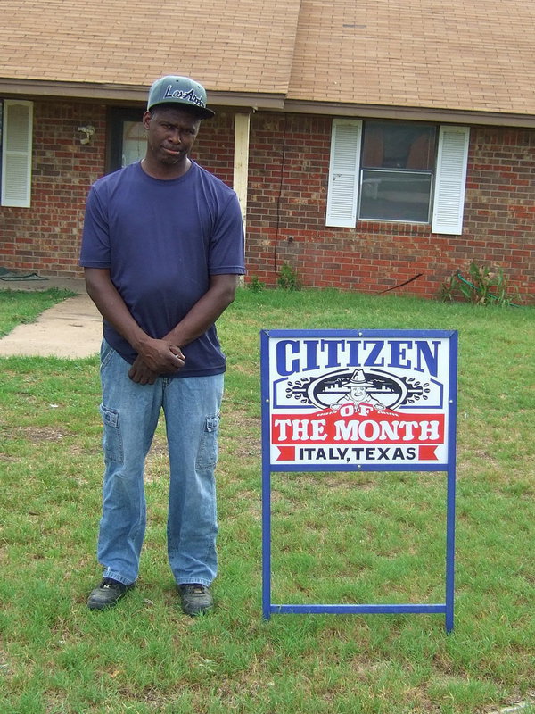 Image: Greg Anderson is honored to be the Citizen of the Month.
