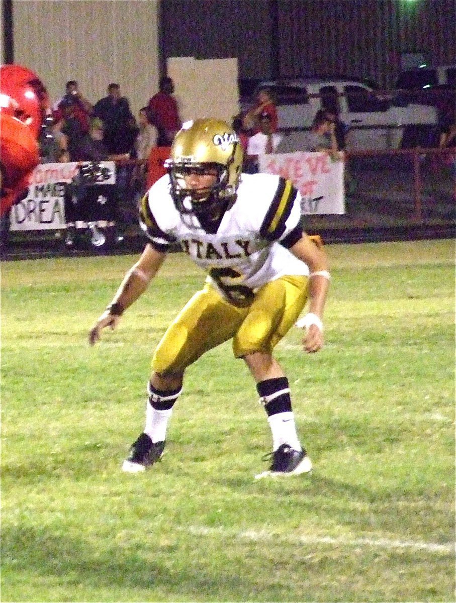 Image: Senior defensive back Caden Jacinto(6) played an outstanding game for the Gladiators contributing on offense and special teams as well.