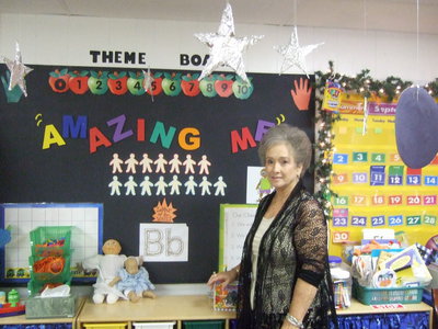 Image: Sue Morrison in her classroom.