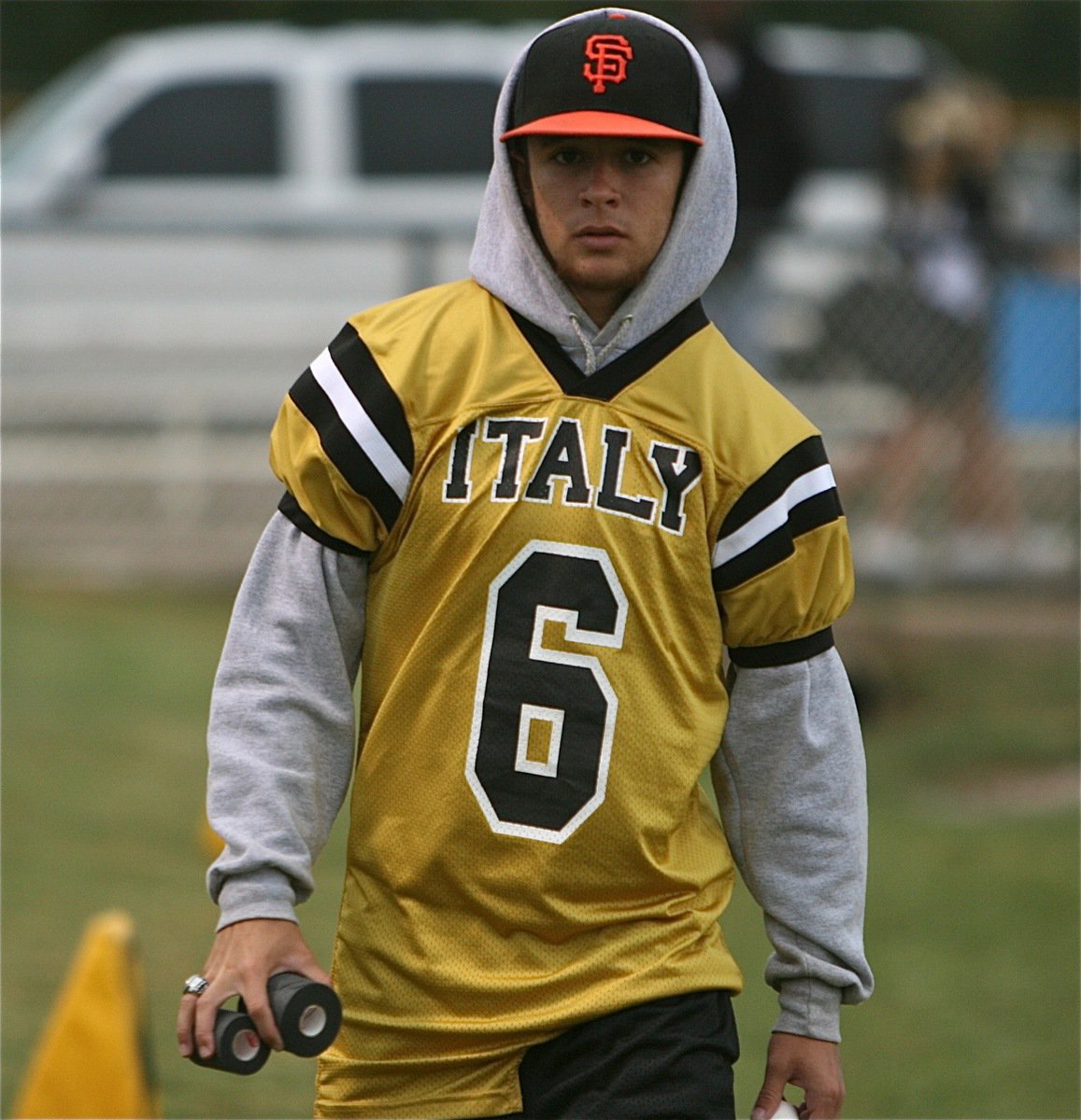 Image: Caden Jacinto(6) is ready to help keep his teammates going strong against Sunnyvale.