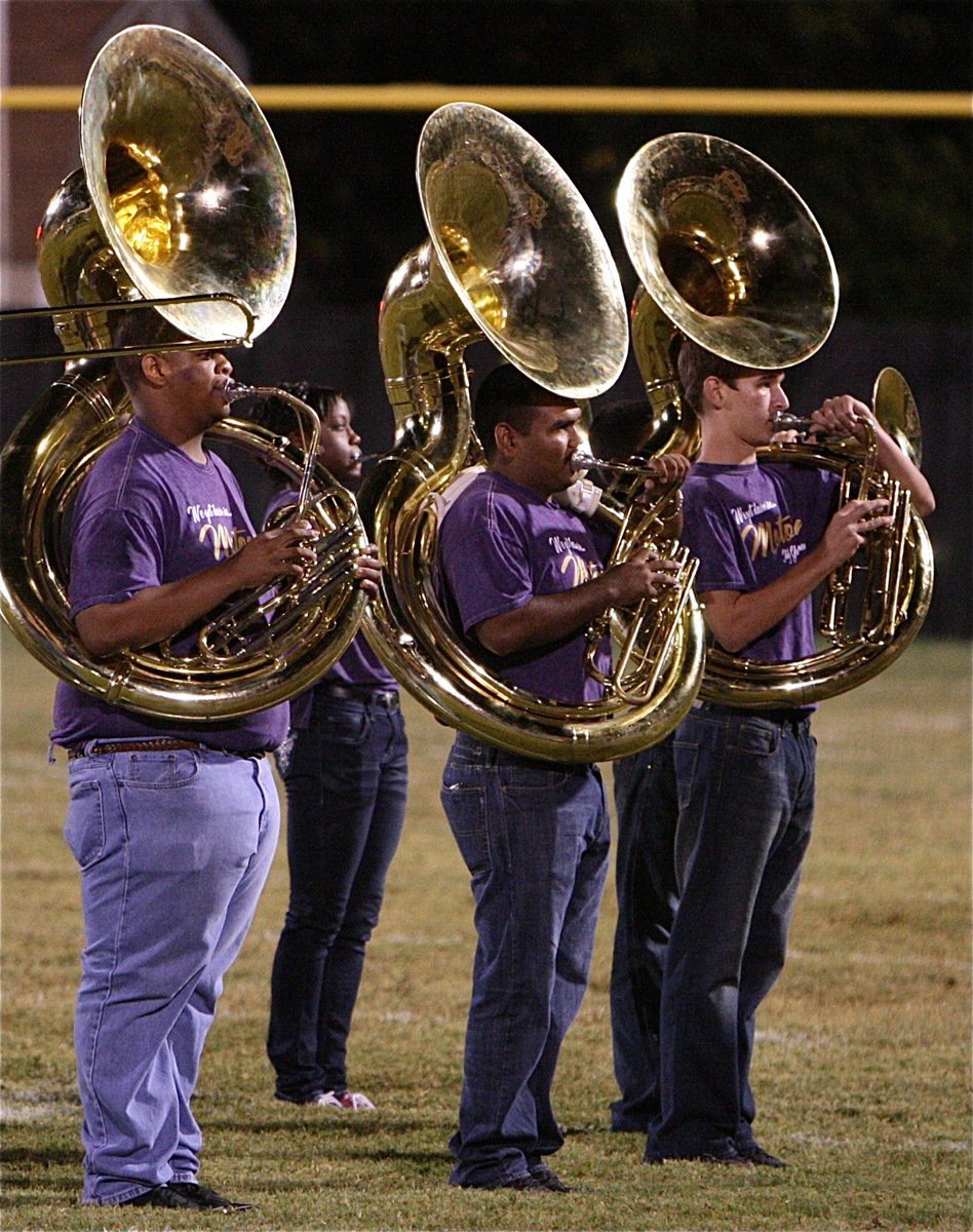 Image: The tuba section rocks Willis Field!