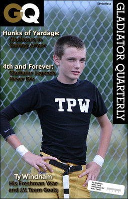 Image: JV standout Ty Windham is on this month’s issue of Gladiator Quarterly.