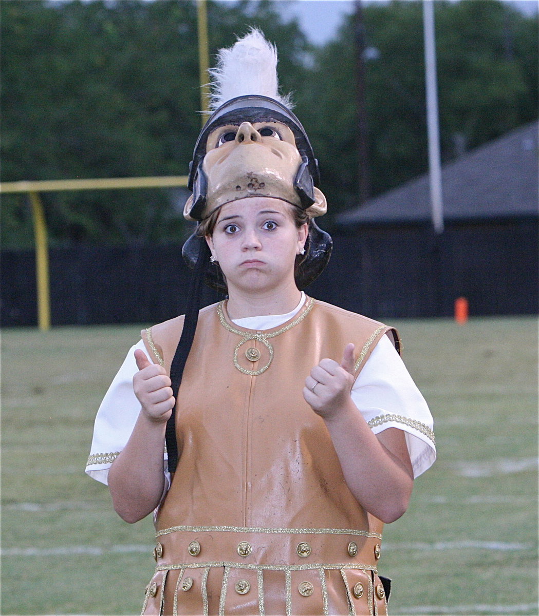 Image: Gladiator mascot Reagan Adams!!