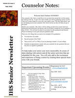 Image: Fall Newsletter – page 1
