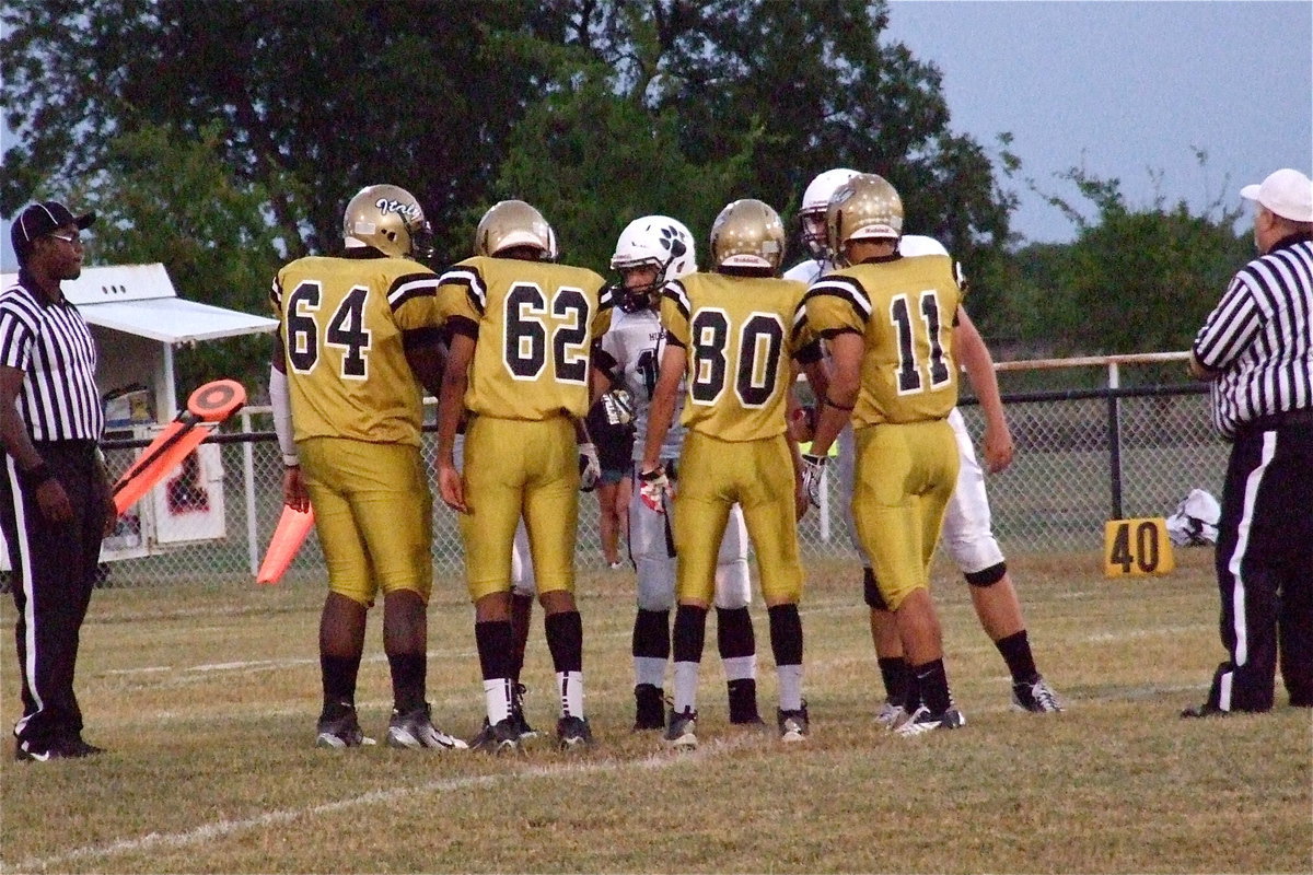 Image: Representing the Gladiators are senior captains Adrian Reed(64), John Hughes(62), Kelvin Joffre(80) and Reid Jacinto(11).