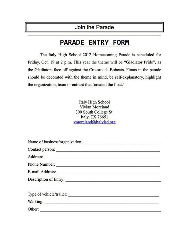Image: Entry Form