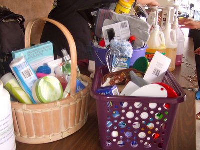 Image: The goodie baskets!