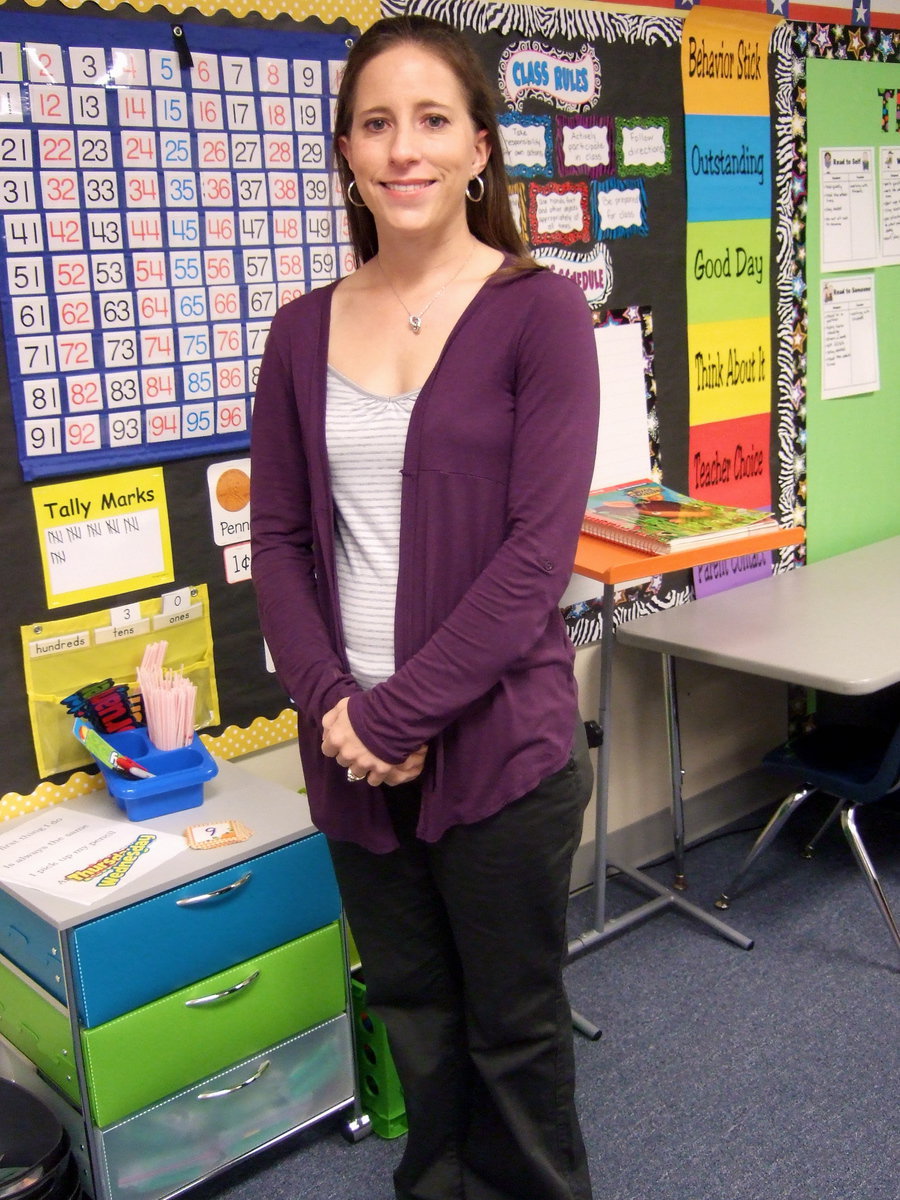 Image: First grade teacher Amy McClusky