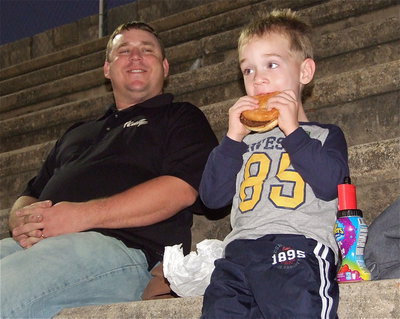 Image: Scott Connor and his son Trent are hungry for a win against Hico.