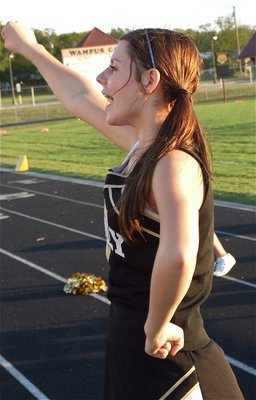Image: Cheerleader Brooke DeBorde empowers her Gladiators!