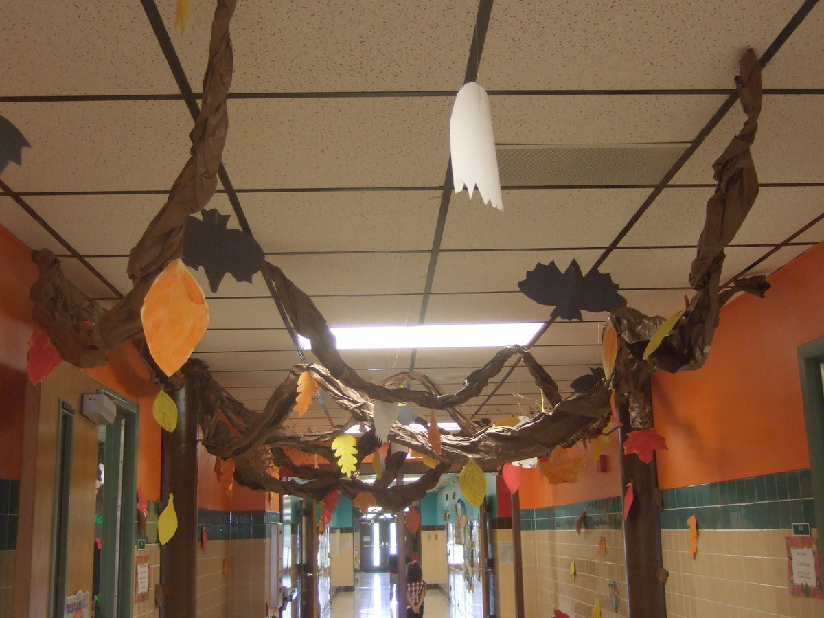 Image: Magic forest down the halls of Stafford Elementary