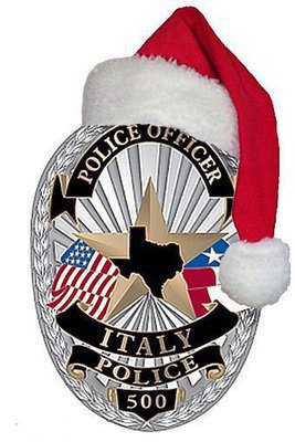 Image: Thank you for supporting “Shop with a Cop” sponsored by the Italy Police Department.