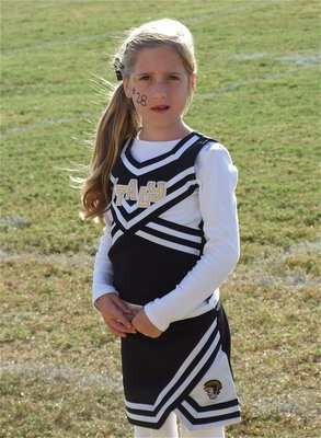 Image: IYAA C-Team cheerleader Ashlyn Mathews is enjoying homecoming.