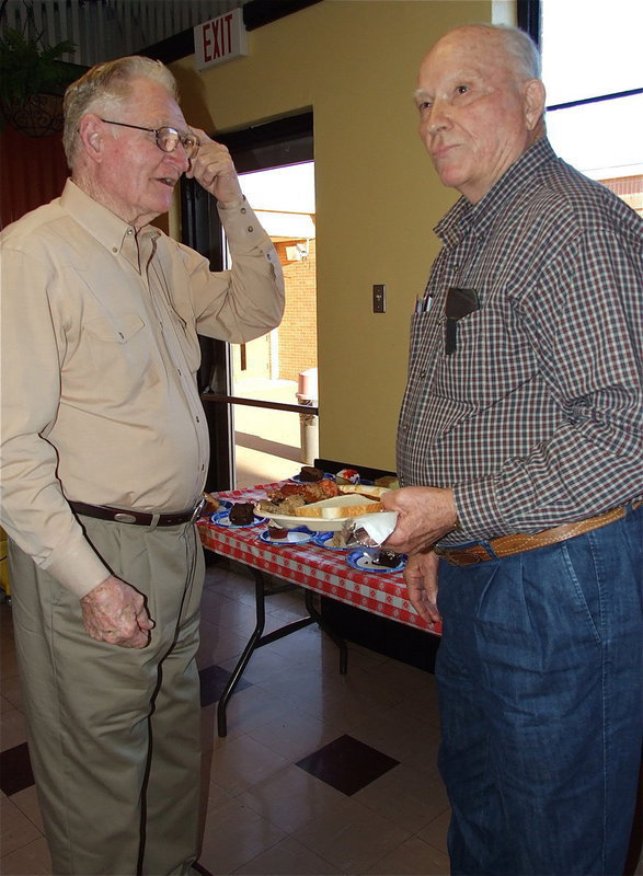 Image: There’s a lot of people here. At $8.00 a plate…let me do the math. Actually, the dinner raised $5,800 for the George Scott Memorial Scholarship Fund. Fantastic!