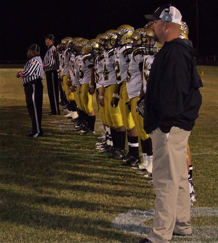 Image: Gladiator head coach Hank Hollywood and the Gladiators stand ready for the challenge  against Cayuga with the winner taking control of the district heading into the final two games.