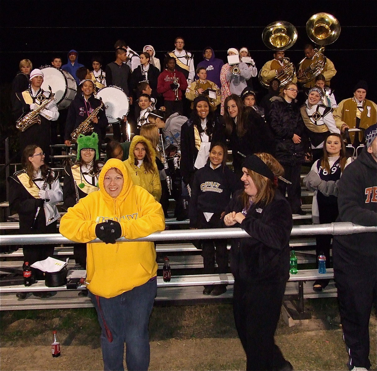 Image: The Gladiator Regiment Band hustles and bustles between notes but do a fabulous job each and every game. There’s a time to play and then there is a time to play and this talented group knows the difference.