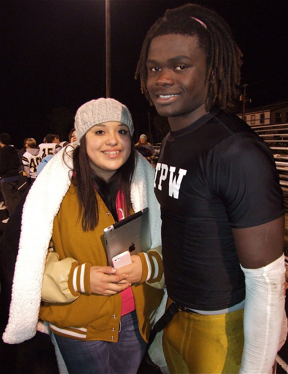 Image: Gladiator Ryheem Walker and Lady Gladiator Monserrat Figueroa plan to celebrate Italy’s victory over Cayuga back at McDonalds’ in Italy…not disneyland.