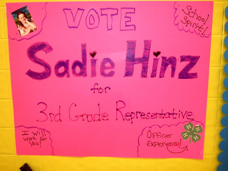 Image: Sadie Hinz says if elected she will work for you.