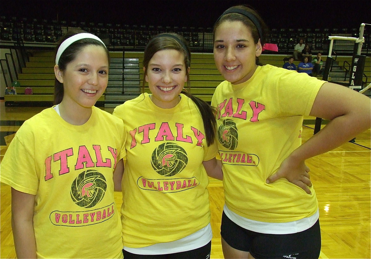 Image: Congratulations to Lady Gladiators’ Paola Mata, Morgan Cockerham and Alyssa Richards who were honored during Senior Night.