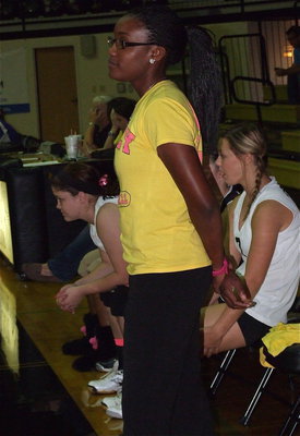 Image: Lady Gladiator head coach Jessika Robinson enjoys watching her squad give it their all against Covington.