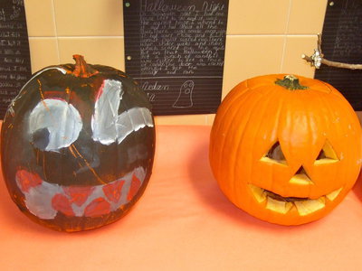 Image: I think that pumpkin is winking at me!