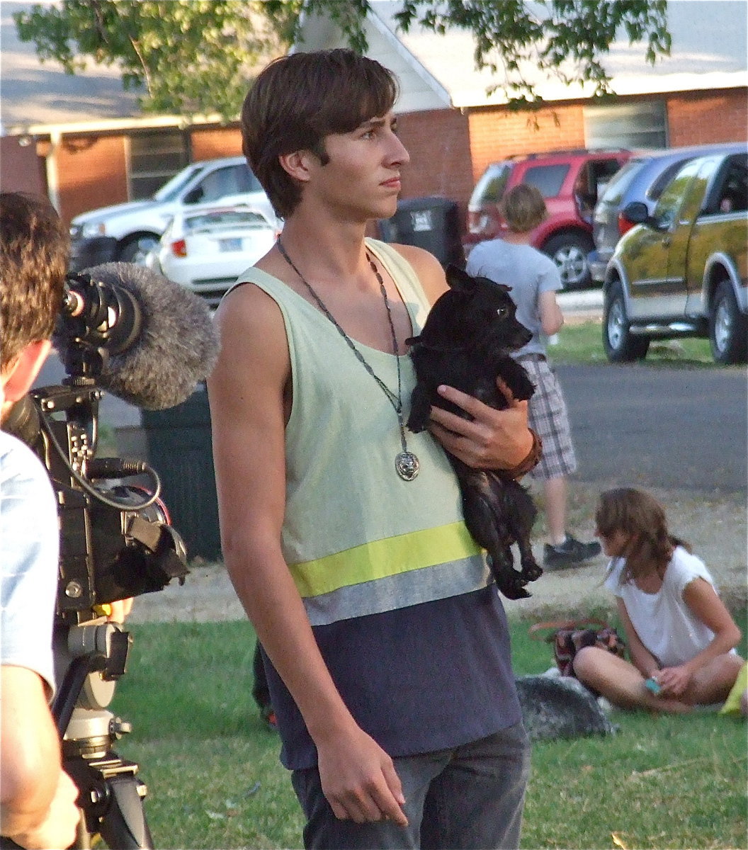 Image: Brenden and Shorty in the spotlight.