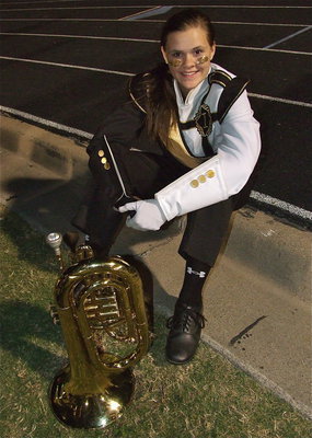 Image: Gladiator Regiment Marching Band member Lillie Perry.