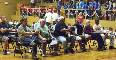 Image: Local Veterans were honored at the school’s assembly.