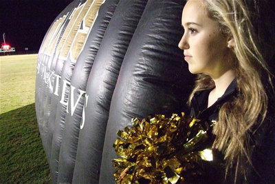Image: Gladiator cheerleader Kelsey Nelson has the look of a champion…