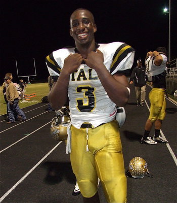 Image: Marvin Cox(3) has a winning smile! Italy defeats Kerens 40-27!!