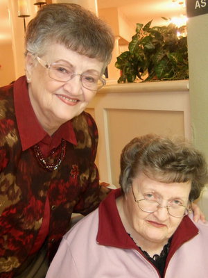 Image: Sisters, Letha Chesley and Virgina Roderick.
