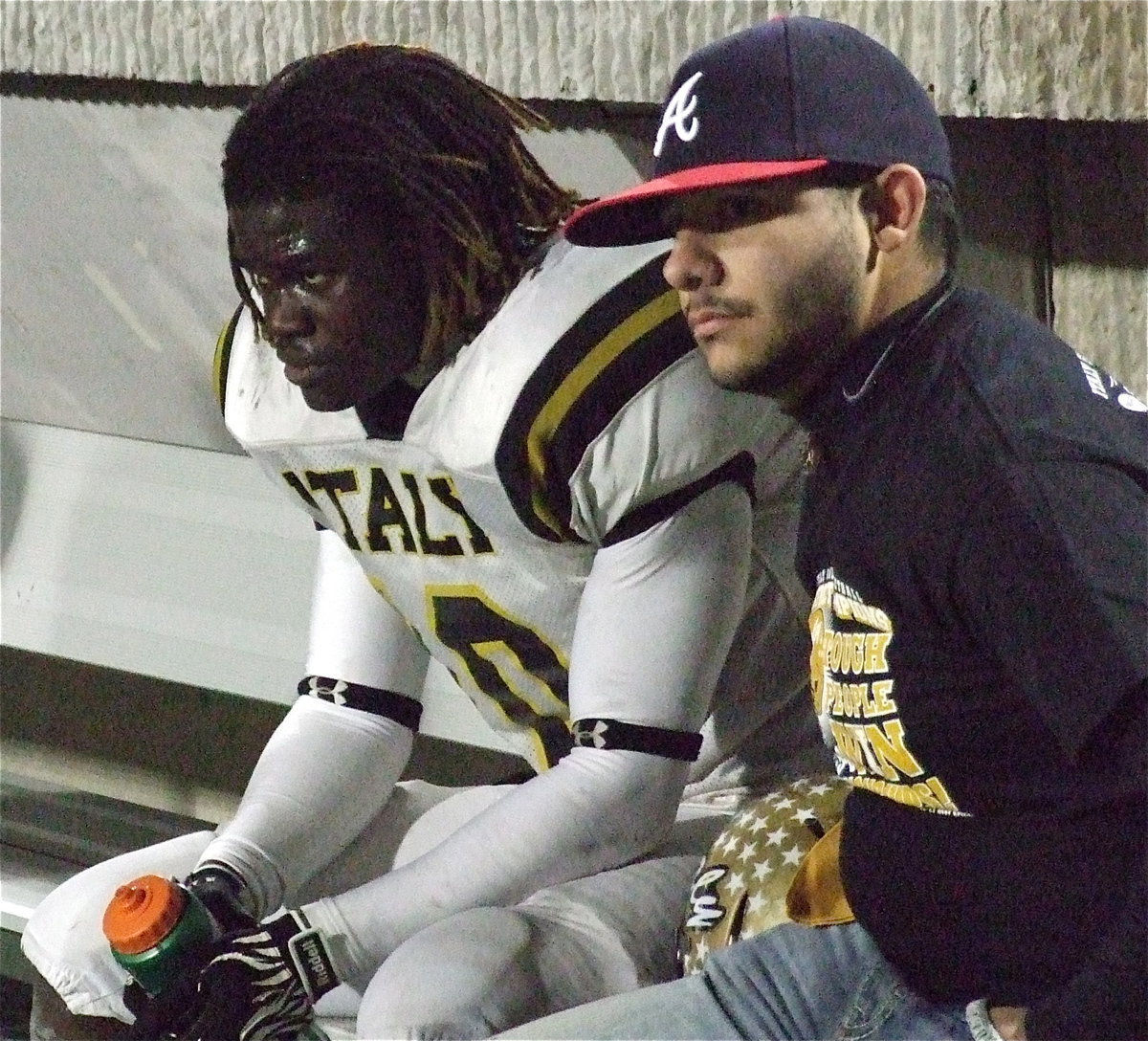 Image: When I snapped this photo, I knew Valley View was in trouble. With tunnel crew member Michael Martinez as intense as Ryheem Walker(10), it was obvious the Eagles were about to have their gooses cooked.