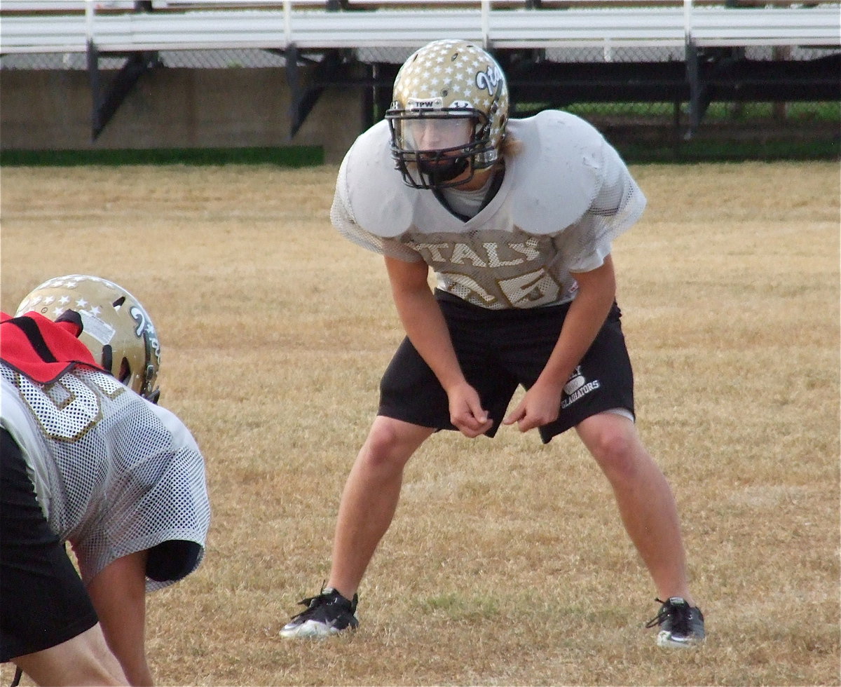 Image: Shad Newman is set at linebacker.