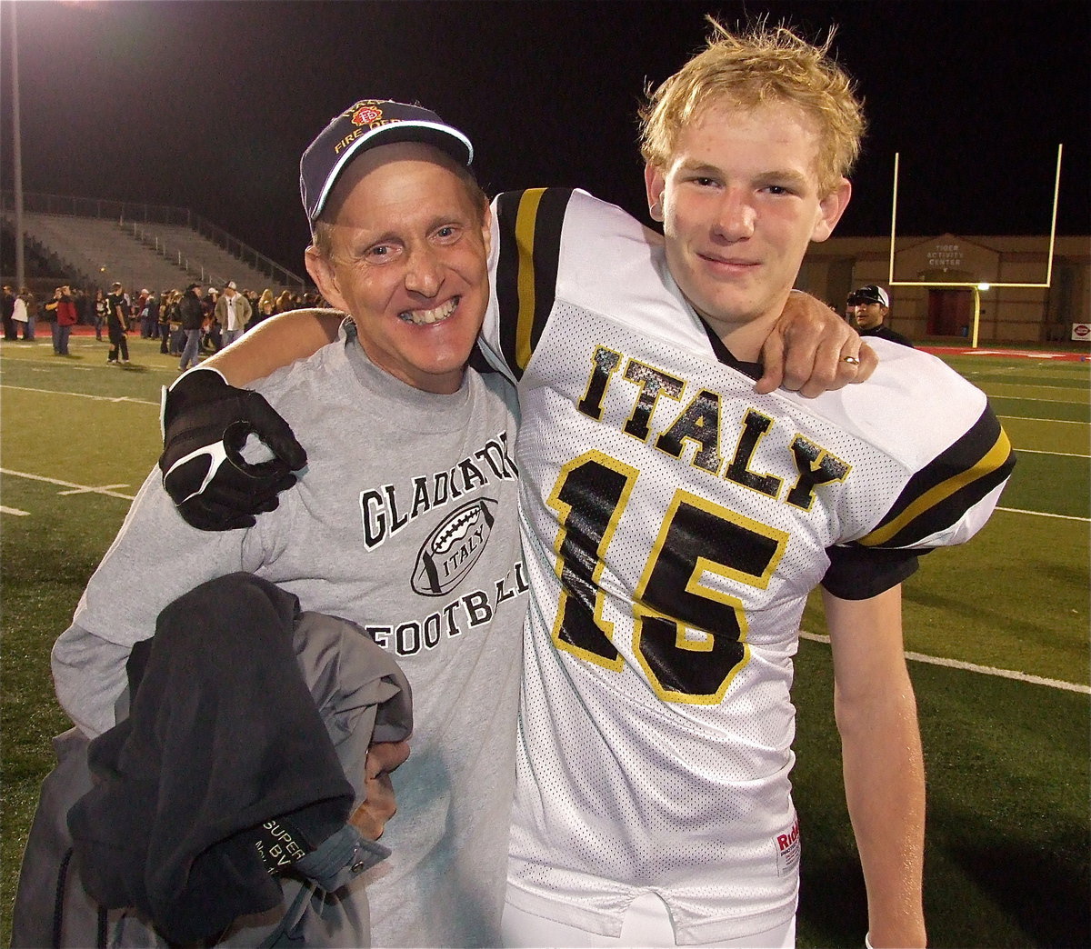 Image: Randy Boyd is proud of his son, Cody Boyd(15), who helped Italy upset ranked Goldthwaite for the regional quarterfinal championship.