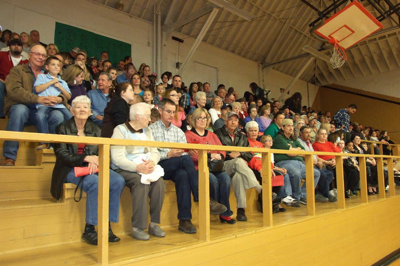 Image: George E. Scott Coliseum was packed with band supporters!