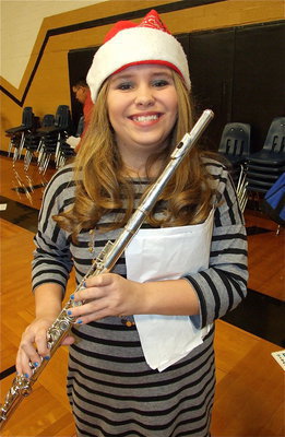 Image: Jill Varner is proud of her JH Bands’ performance during the Christmas concert.