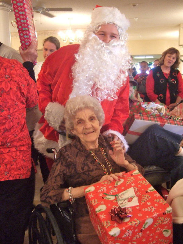 Image: Santa came to spread Christmas joy to all the residents.