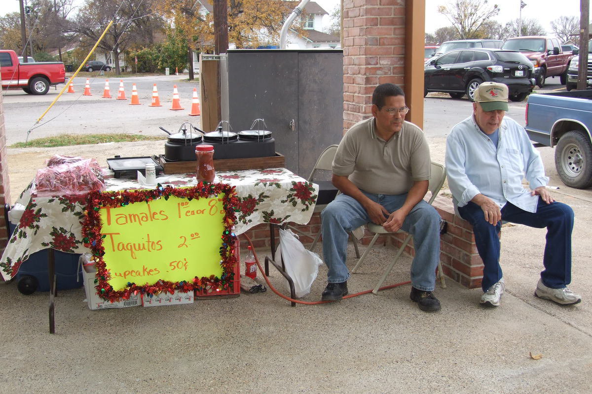 Image: Vendor booths inside and outside the pavilion served everything from tamales to popcorn.