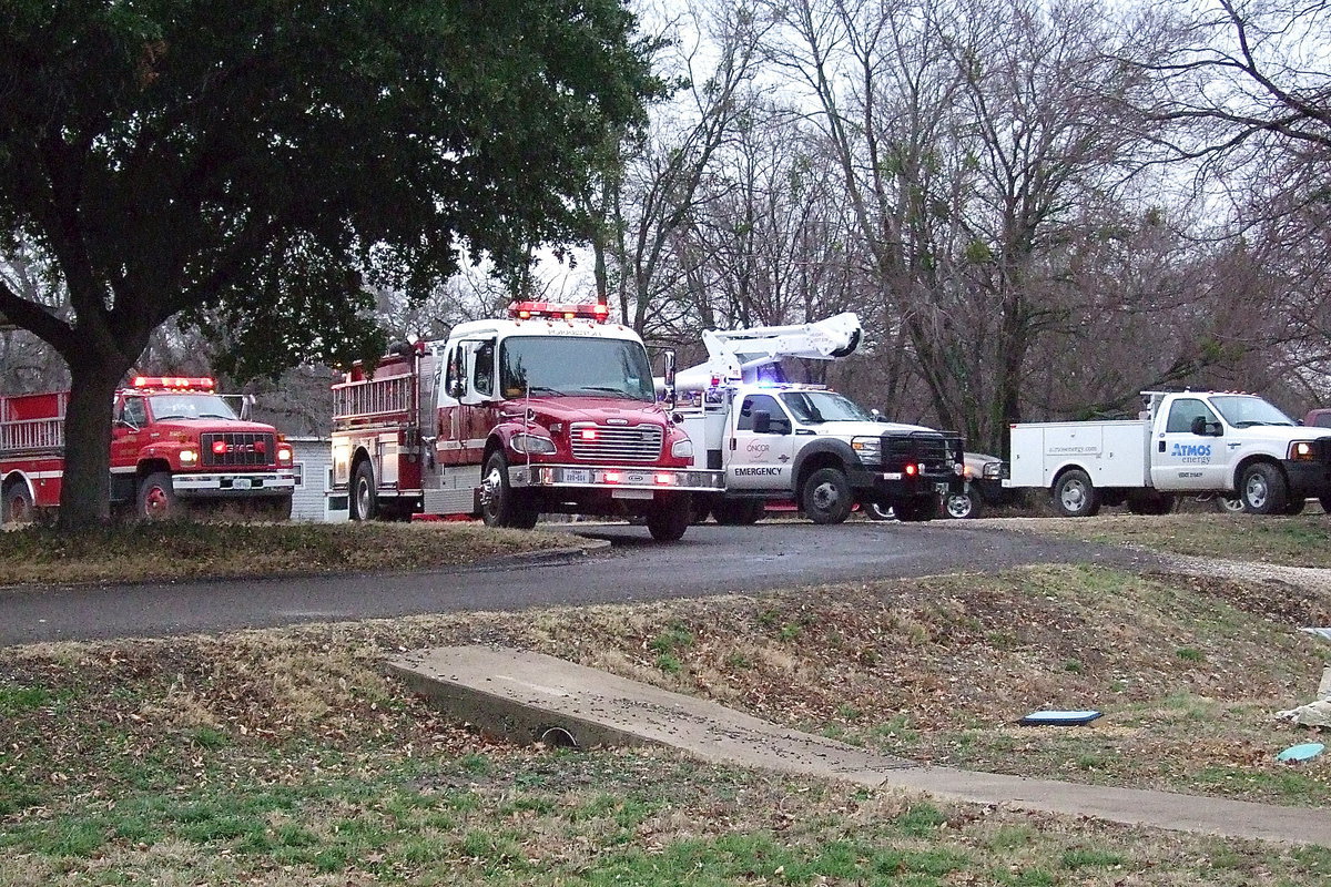 Image: Fire engines converge on Ridge Street along with electrical crews.