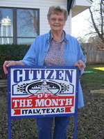 Image: Doris Mitchell is honored to be chosen as ‘Citizen of the Month’.