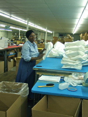 Image: Noma Industries Inc. make disposable protective clothing.
