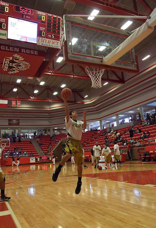 Image: Freshman Mason Womack joins the Gladiators in Glen Rose to tangle with Olney.