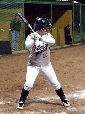 Image: Paige Westbrook(10) will be a key batter for Italy in 2013.