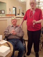 Image: King and Queen Jack Guthrie and Mary Vance.