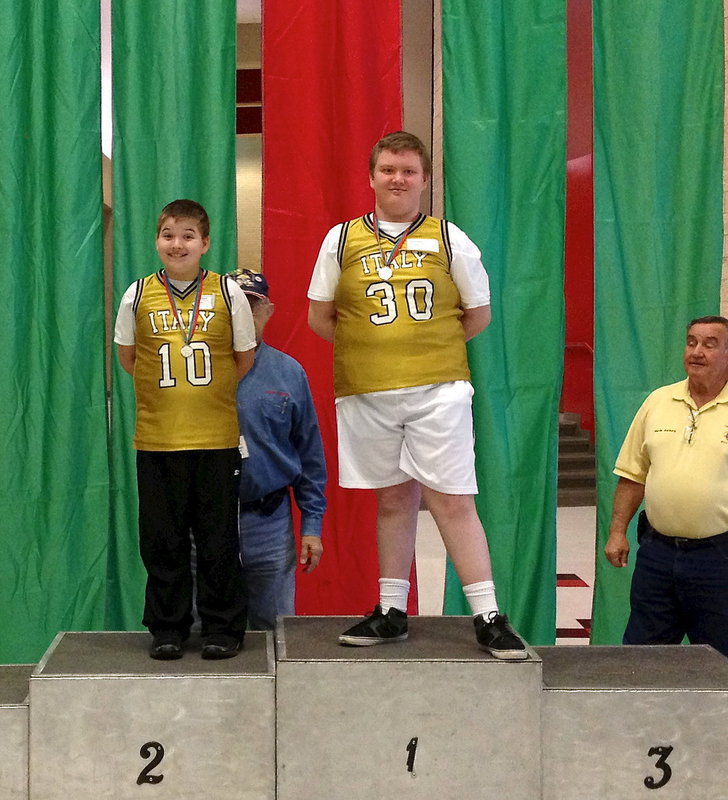 Image: Italy’s #30 Danny Ashley stands proud as a 1st place winner and teammate #10 Wyatt Ballard is all smiles as a 2nd place medal winner.