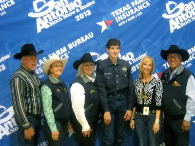 Image: Russell Helms standing tall among the judges.