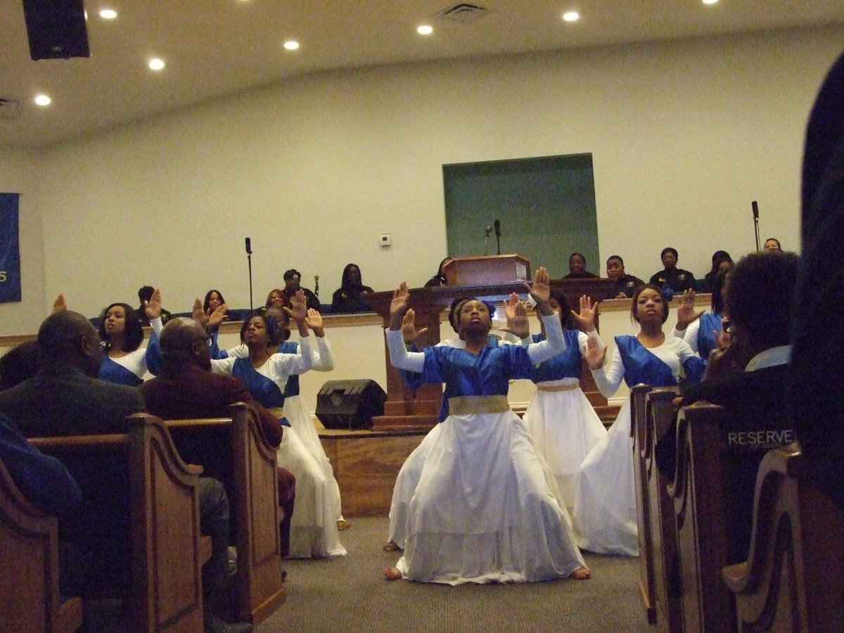 Image: Spiritual dancing in the sanctuary of Mt. Gilead.