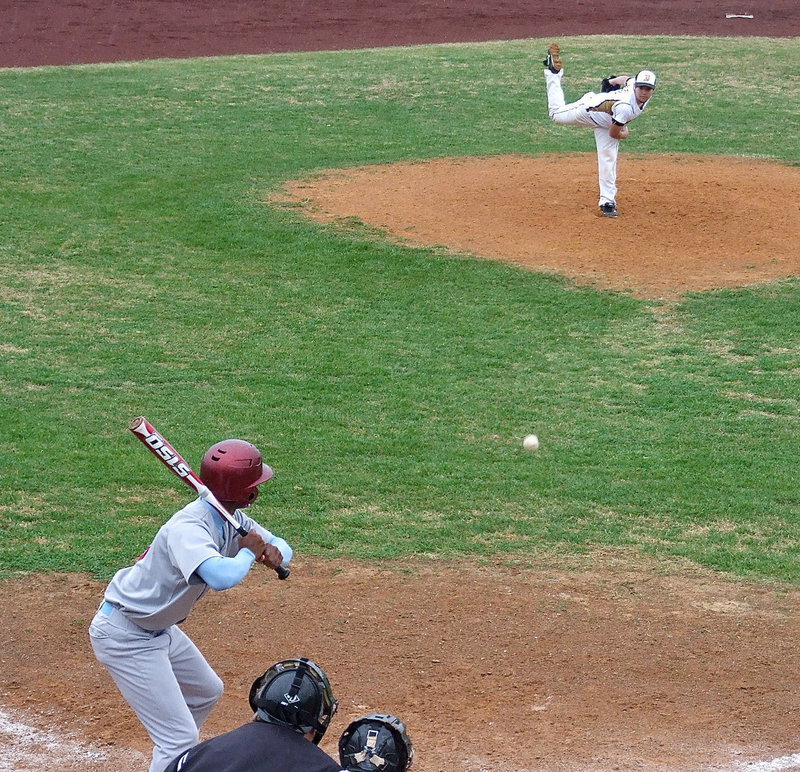 Image: Tyler Anderson keeps the pitches coming against Roosevelt.