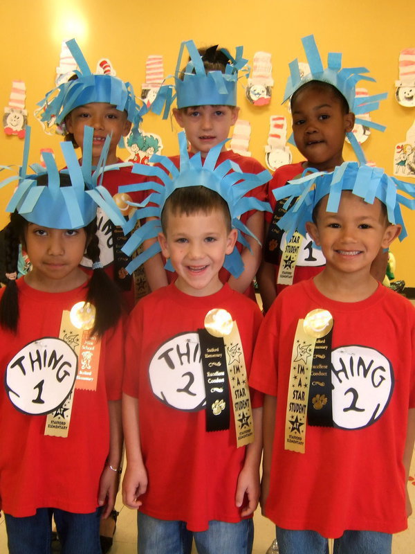Image: Thing 1 and Thing 2 Star students.
