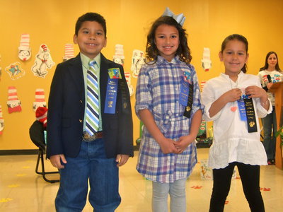 Image: These proud students of Mrs. McCleskey’s first grade class earned all A’s.